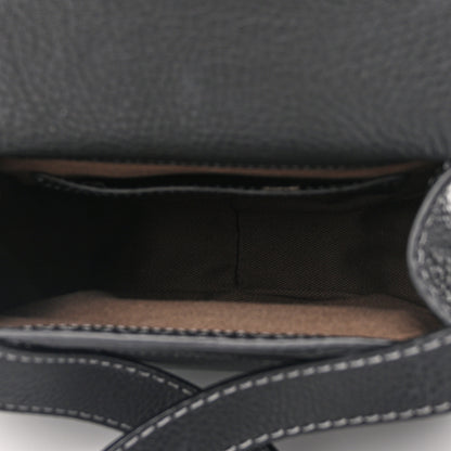 Chloe Calfskin Mini Marcie Round Crossbody Bag Black 5 of 10