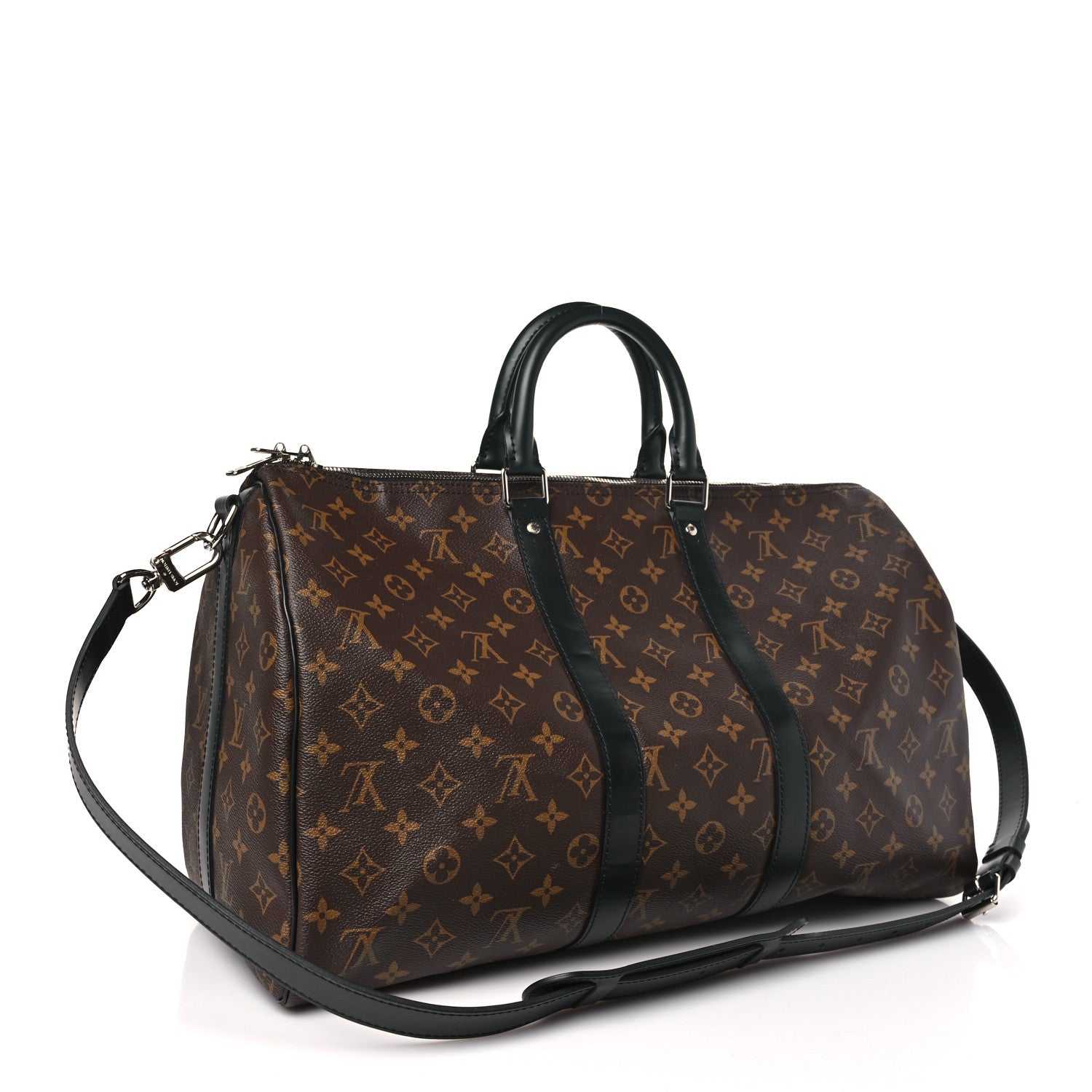 Louis Vuitton Monogram Macassar Keepall Bandouliere 45 3 of 8