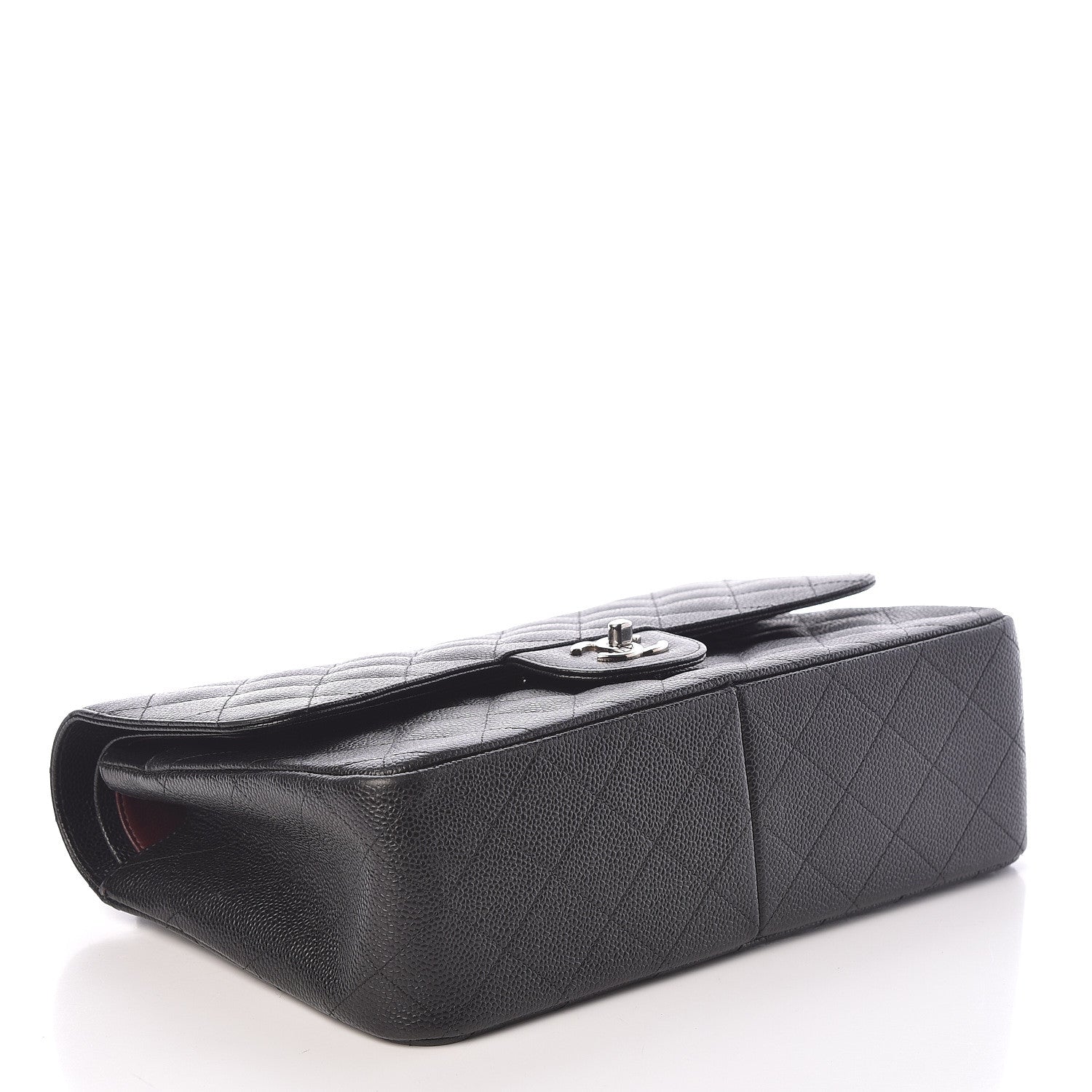 Chanel Caviar Quilted Jumbo Double Flap Black 5 of 14
