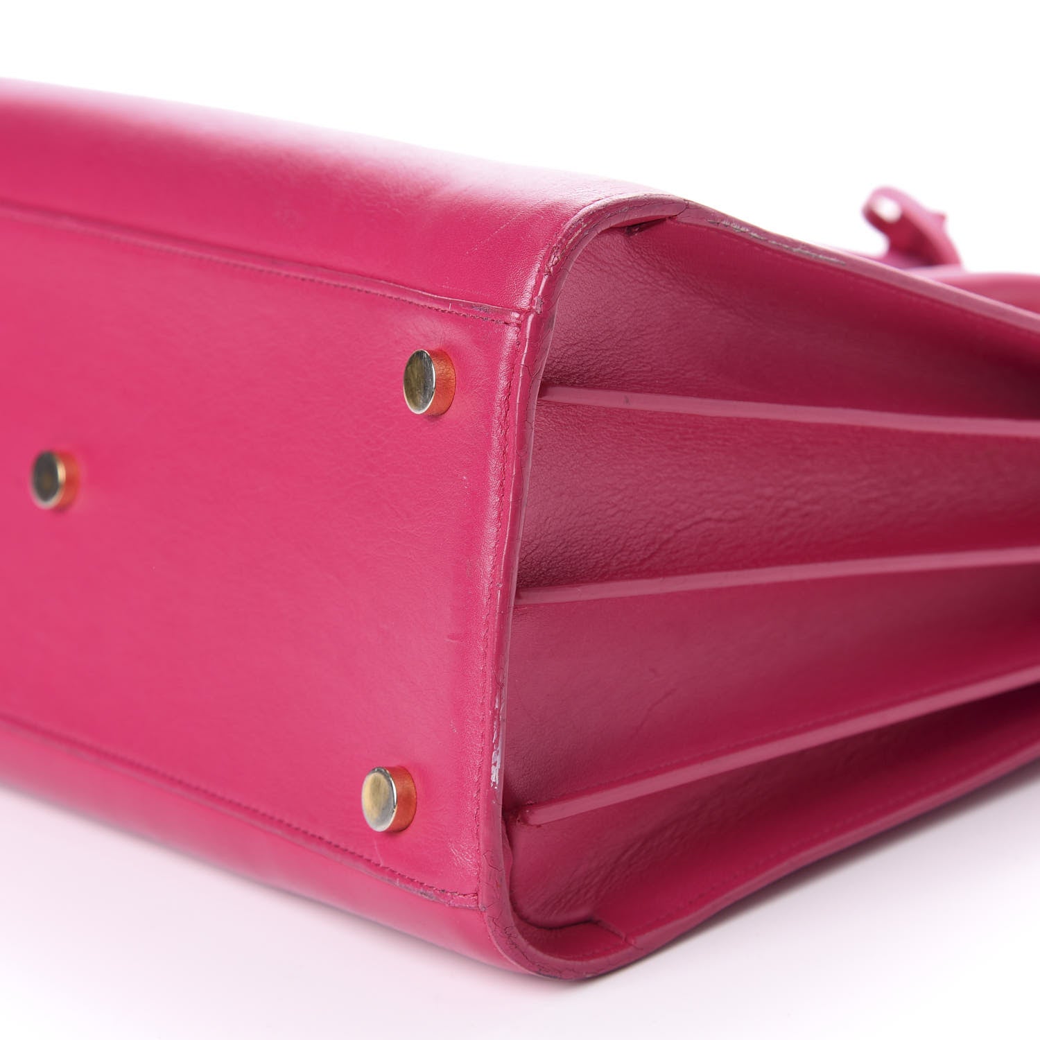 Saint Laurent Calfskin Sac De Jour Lipstick Fuchsia 8 of 14