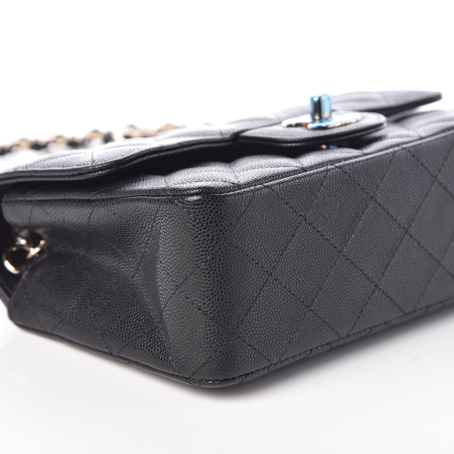 Chanel Caviar Quilted Mini Rectangular Flap Black 5 of 9