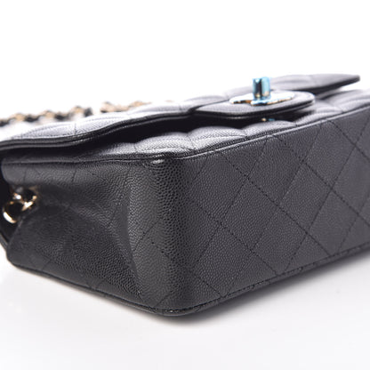 Chanel Caviar Quilted Mini Rectangular Flap Black 5 of 9