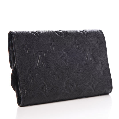 Louis Vuitton Empreinte Compact Curieuse Wallet Black 3 of 8
