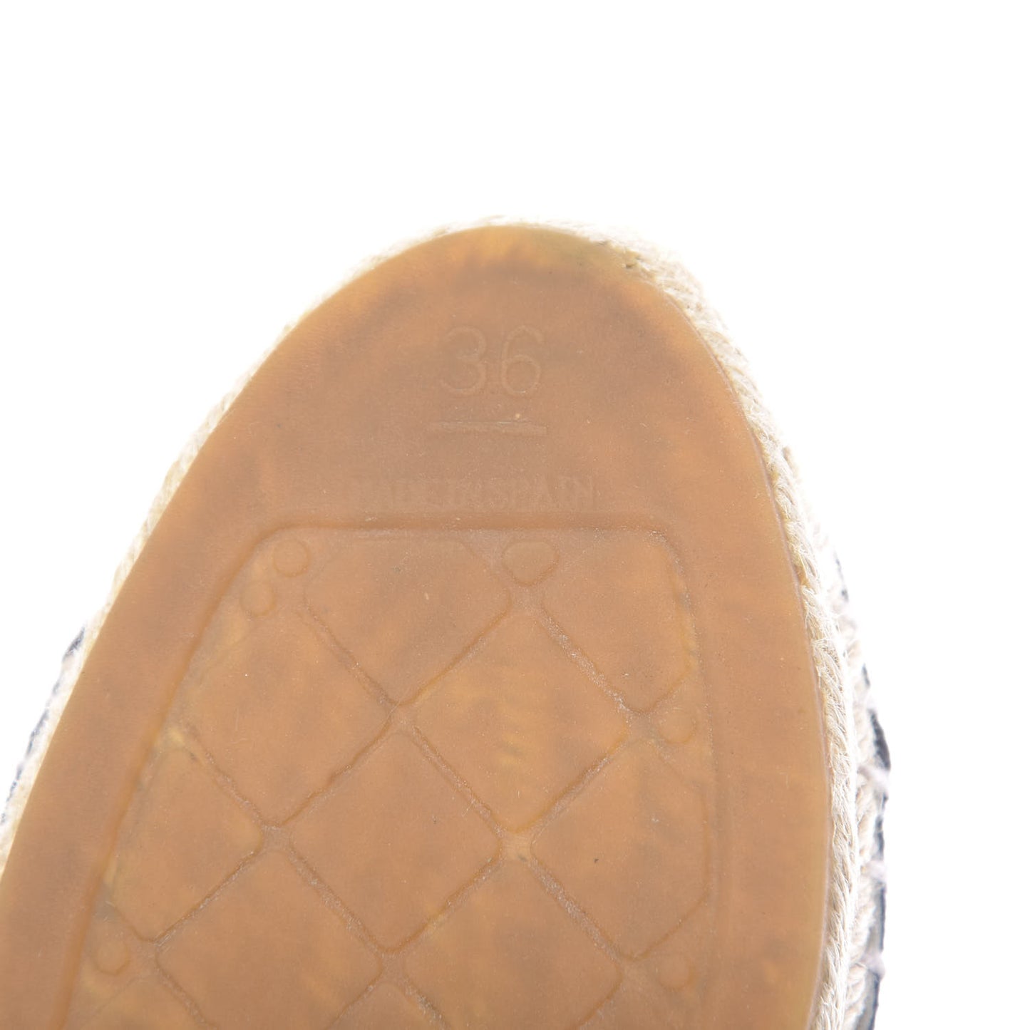 Denim Toile CC Espadrilles 36 Navy Black