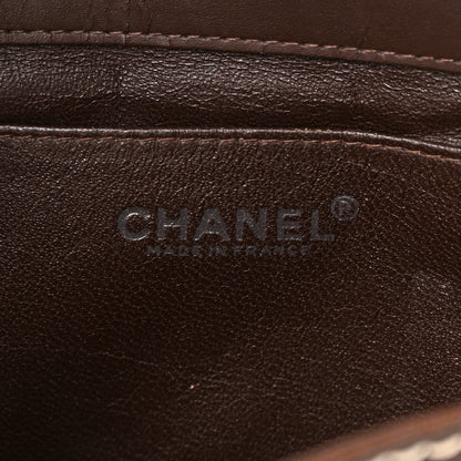 Chanel Lambskin Contrast Square Stitch Flap Brown 6 of 15