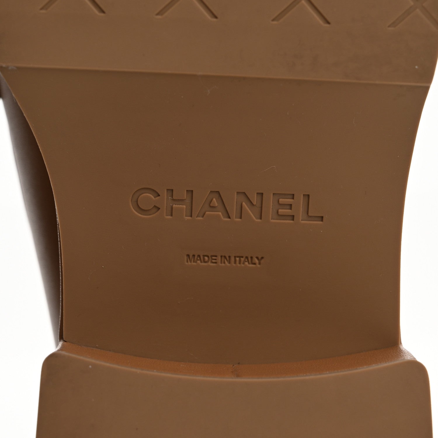 Chanel Calfskin CC Platform Loafers 38 Beige 8 of 15