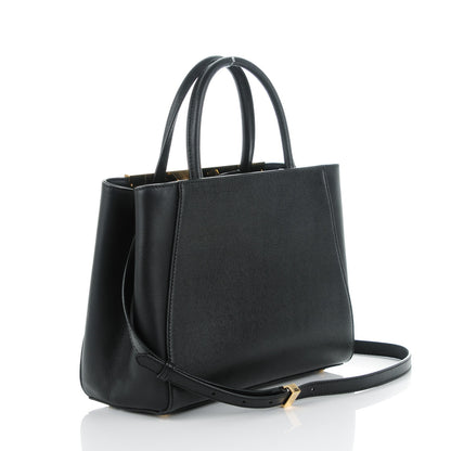 Fendi Vitello Elite Petite 2Jours Tote Black 3 of 7