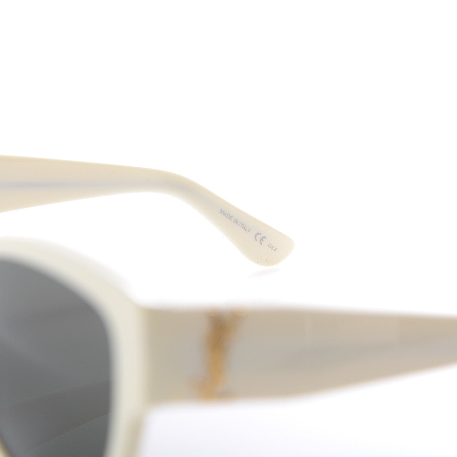 Saint Laurent SL M3 007 Sunglasses Ivory 8 of 10