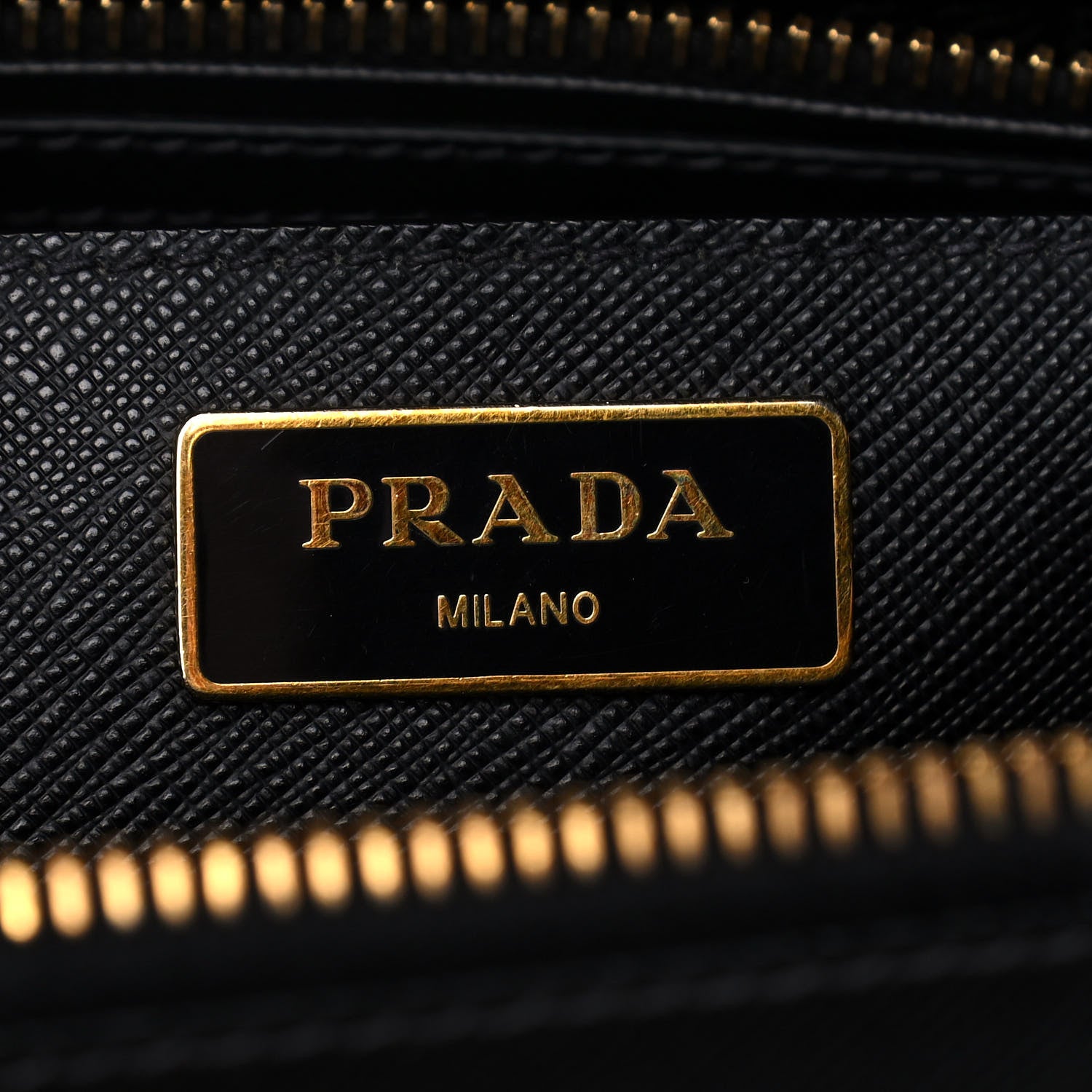 Prada Saffiano Medium Galleria Double Zip Tote Black 6 of 11