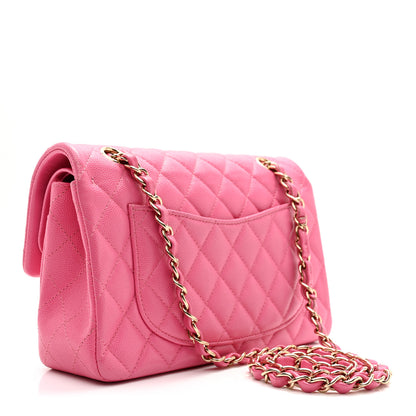 Chanel Caviar Quilted Small Double Flap Pink 3 of 12