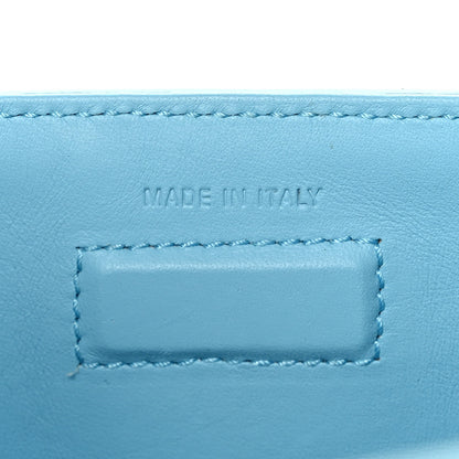 Christian Dior Grained Calfskin Mini Diorever Flap Sky Blue 6 of 11