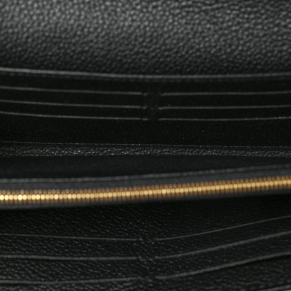 Louis Vuitton Empreinte Sarah Wallet NM Black 5 of 6