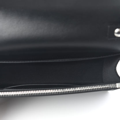 Burberry Calfskin Graphic Printed Oscar Crossbody Bag Black 5 of 9