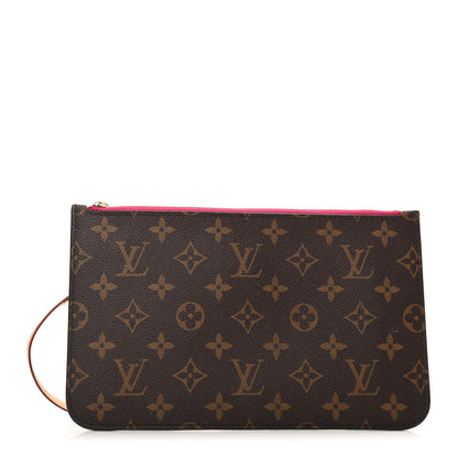 Louis Vuitton Monogram Neverfull MM GM Pochette Pivoine 1 of 6
