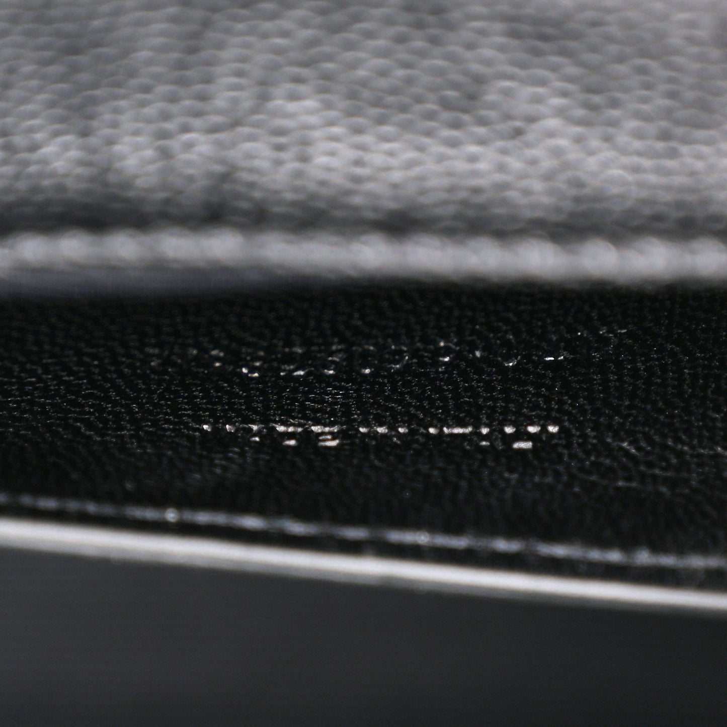 Grain De Poudre Monogram Cassandre Clutch  Black