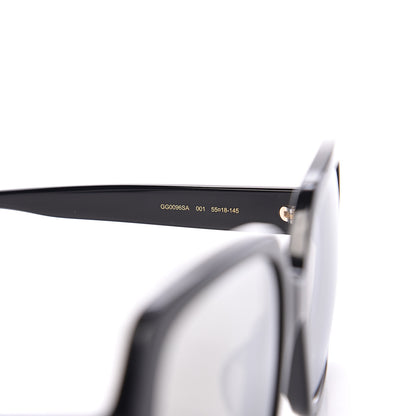 Gucci Acetate Square Frame GG0096S Sunglasses Black 5 of 8