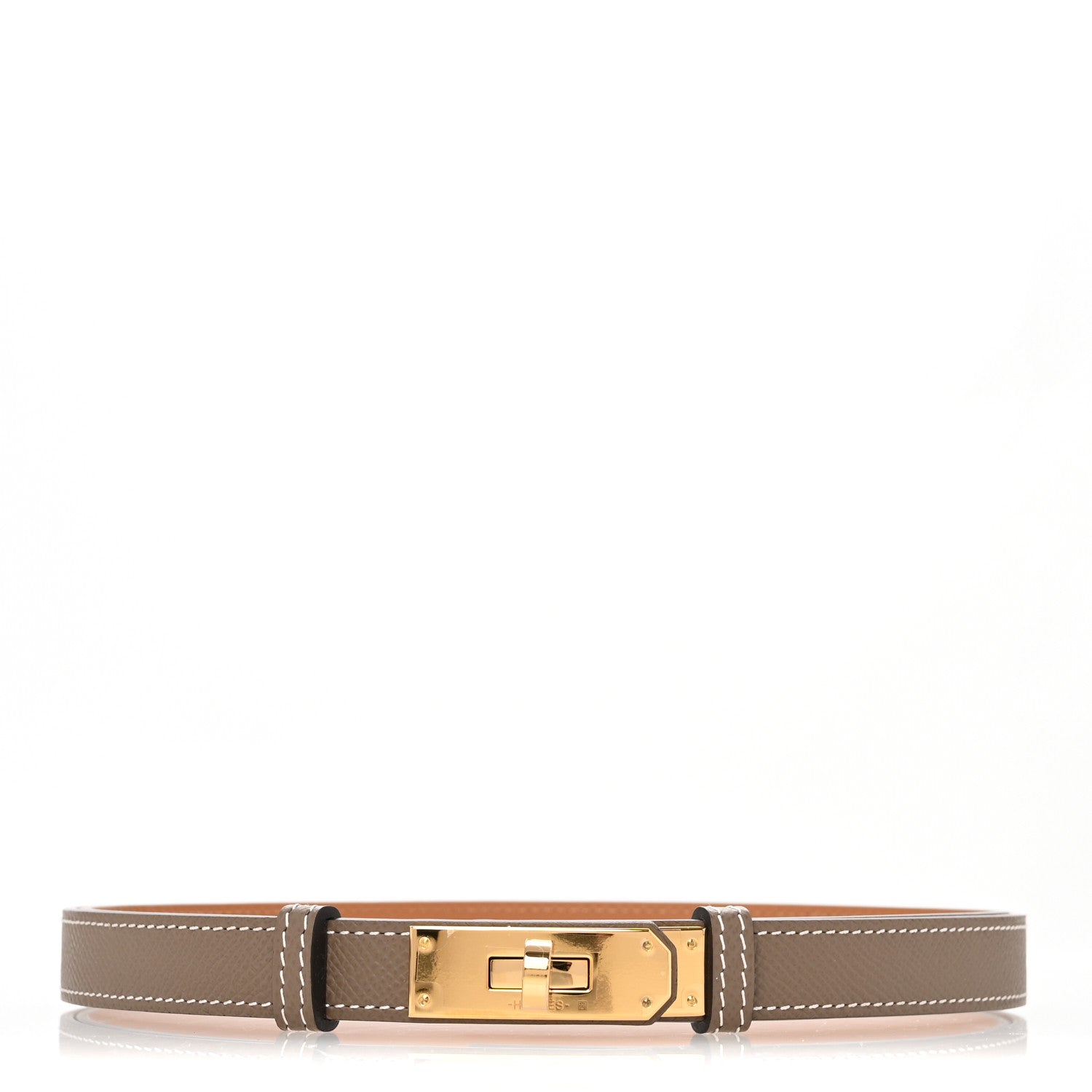 Hermes Epsom Kelly Belt Etoupe 1 of 4
