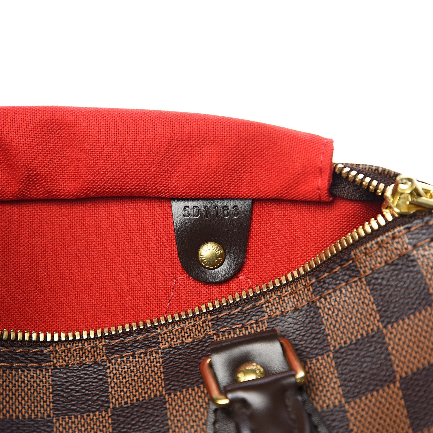 Louis Vuitton Damier Ebene Speedy Bandouliere 25 7 of 11