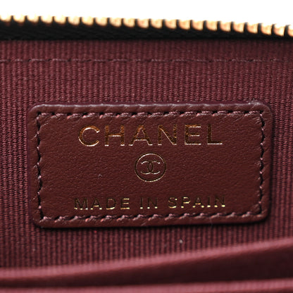 Chanel Caviar Quilted Zip Coin Purse Black 6 of 7