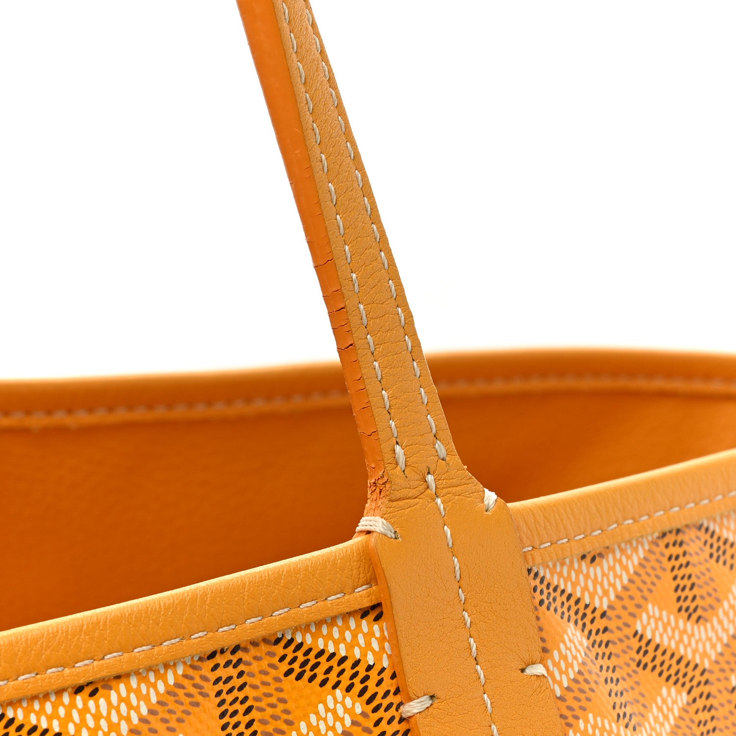 Goyard Goyardine Reversible Anjou GM Yellow 21 of 21