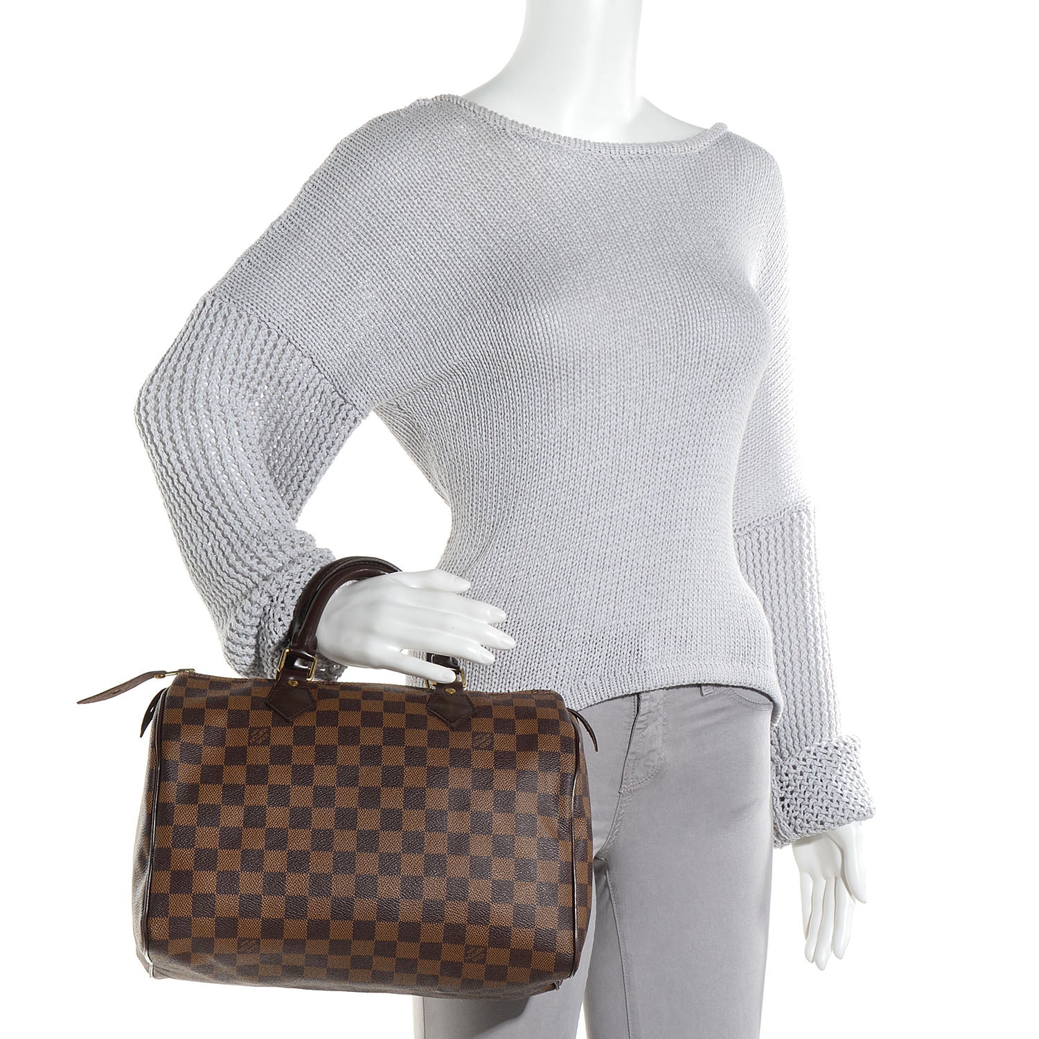 Louis Vuitton Damier Ebene Speedy 30 2 of 7