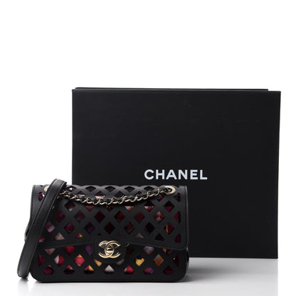 Chanel Lambskin Small Sea Through Flap Black 15 of 15