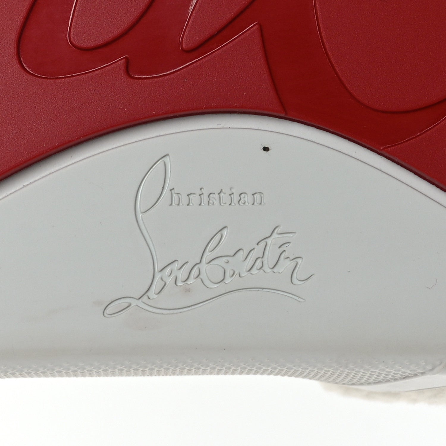 Christian Louboutin Faux Shearling Embroidered Pool Donna Flat Slide Sandals 39.5 White 7 of 8