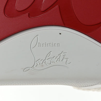 Christian Louboutin Faux Shearling Embroidered Pool Donna Flat Slide Sandals 39.5 White 7 of 8