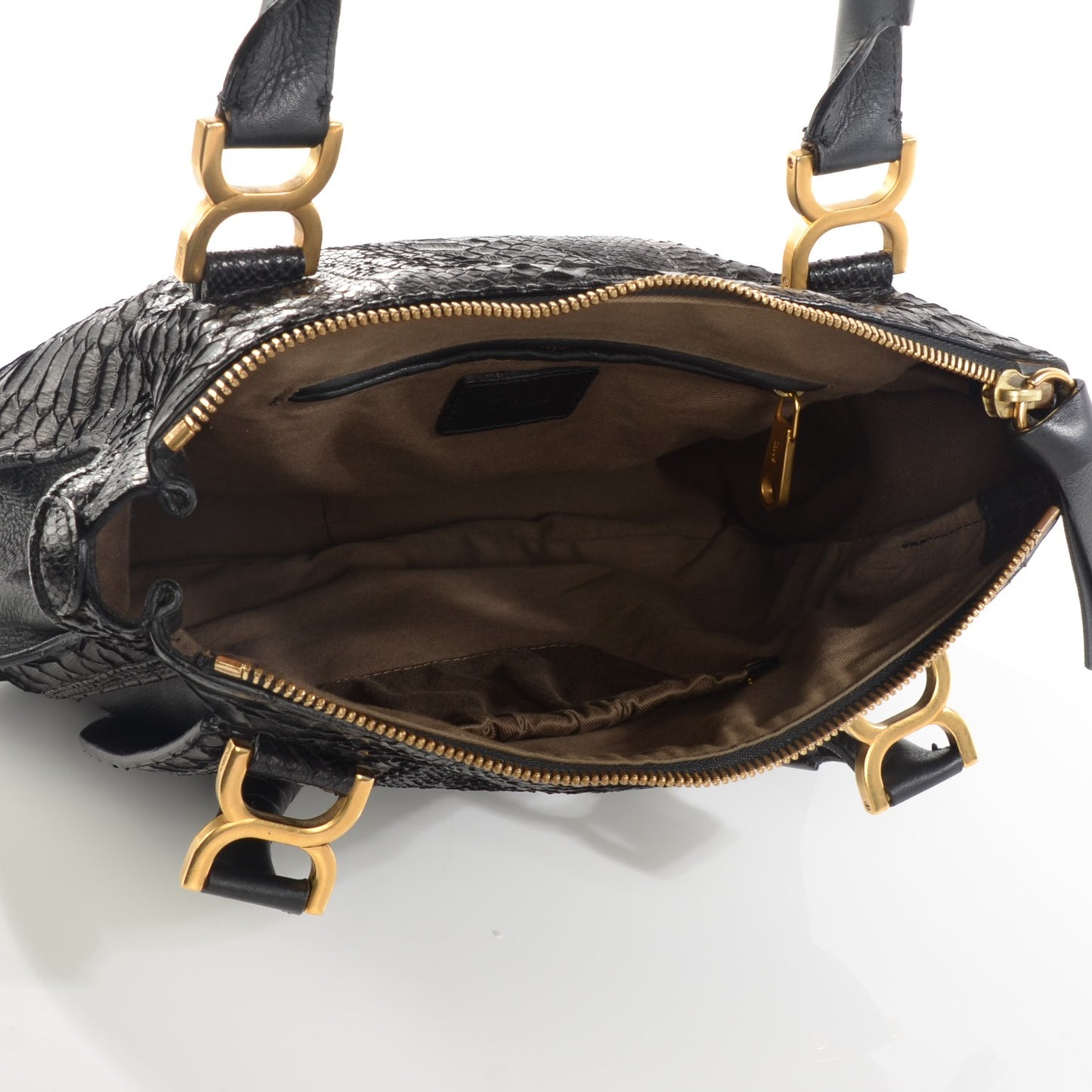 Python Small Marcie Satchel Black