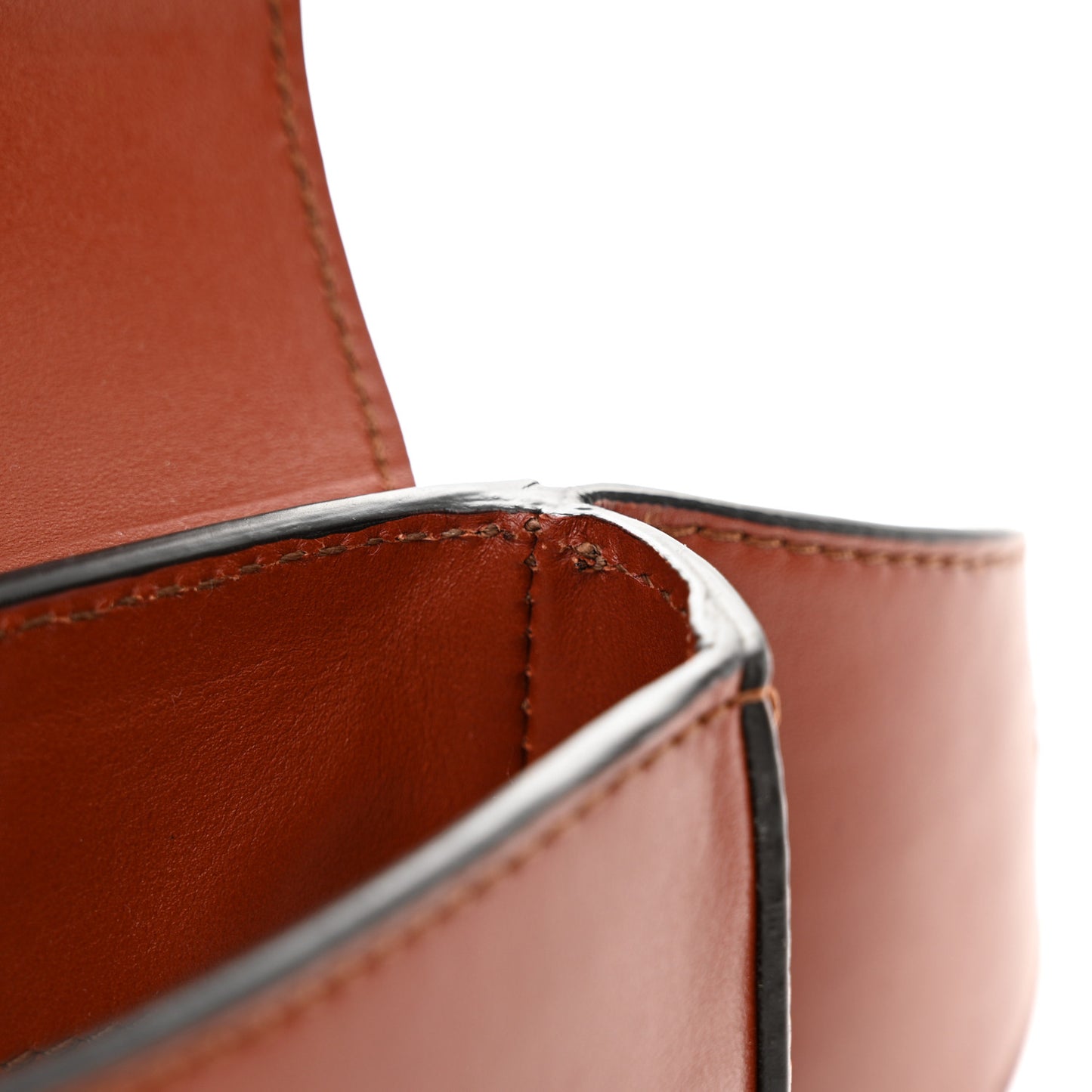 Calfskin Suede C Belt Bag Sepia Brown