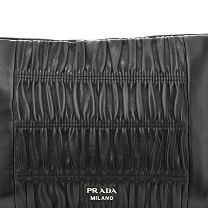 Prada Nappa Gaufre Clutch Nero Black 8 of 10