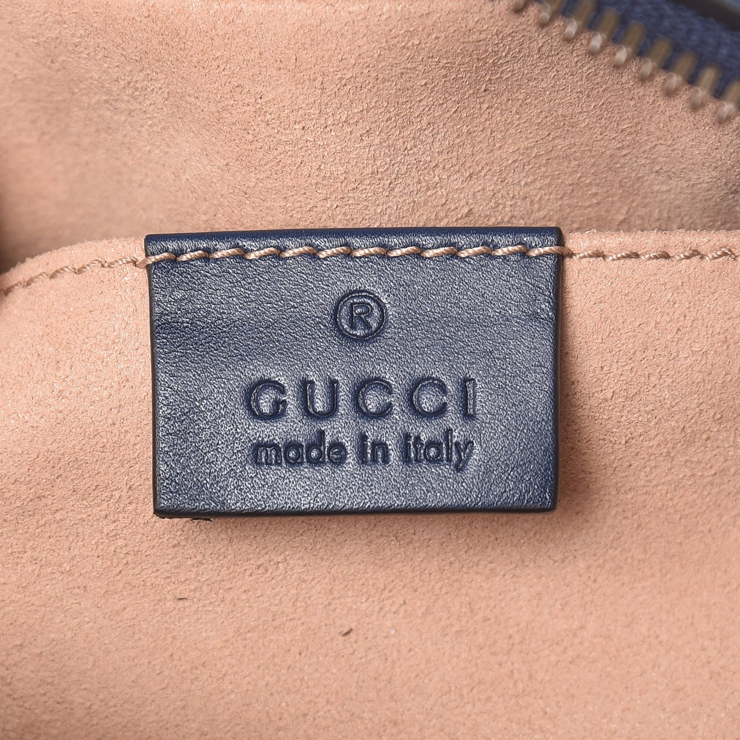 Gucci Calfskin Matelasse GucciGhost Small GG Marmont Chain Shoulder Bag Blue Agata Hibiscus Red 6 of 11