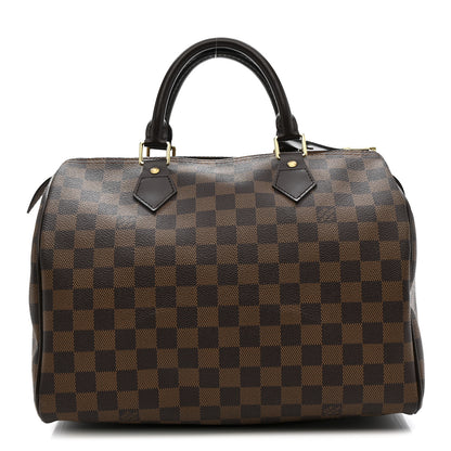 Louis Vuitton Damier Ebene Speedy 30 1 of 10