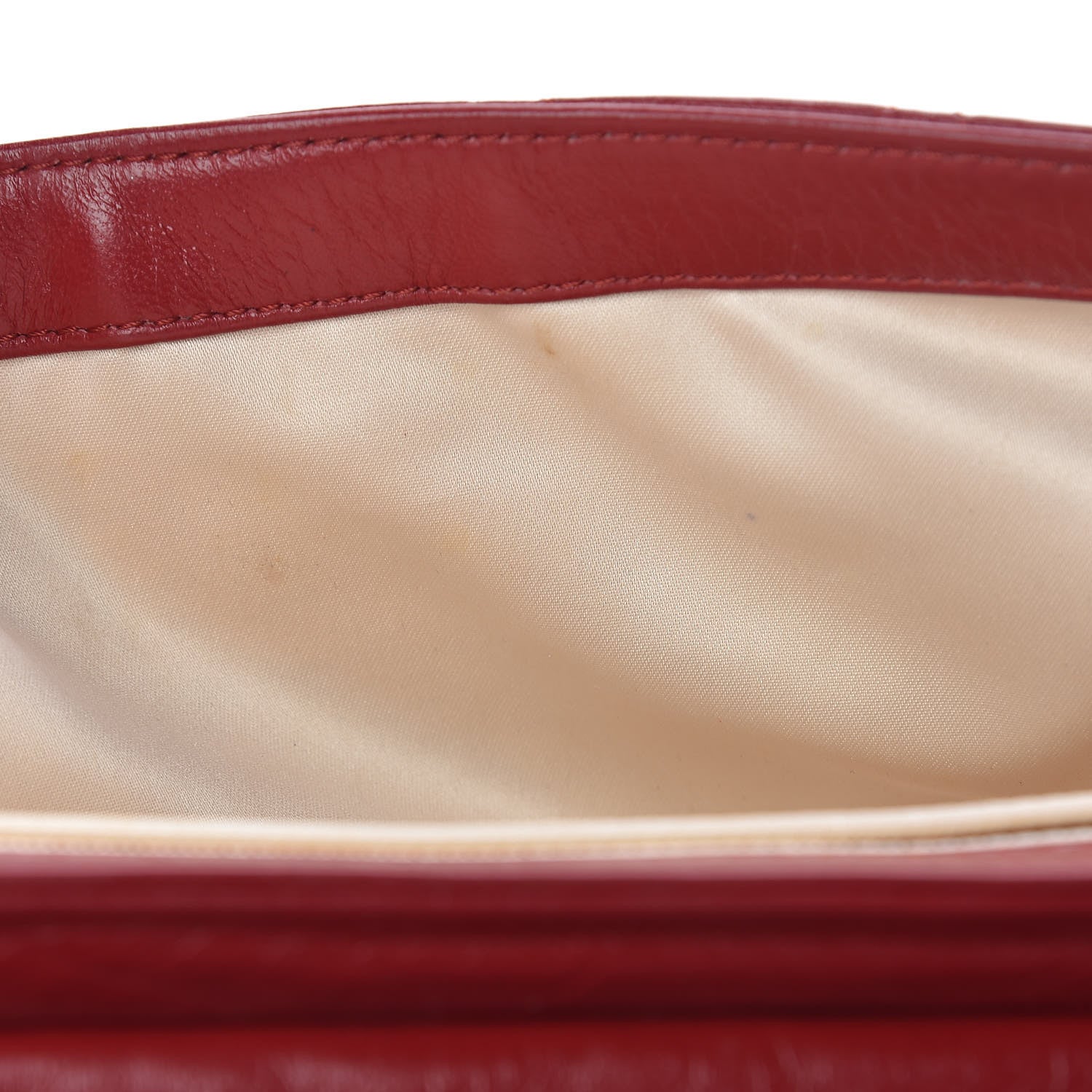Chanel Lambskin Quilted East West Flap Red 14 of 15