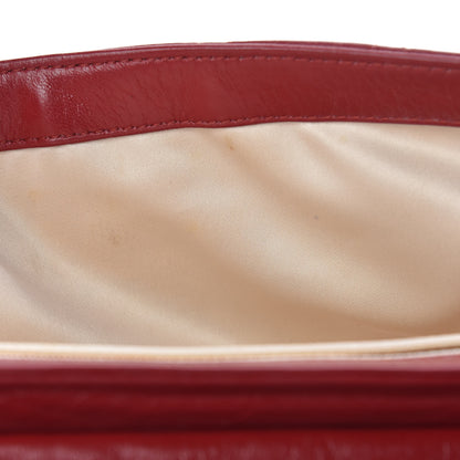 Chanel Lambskin Quilted East West Flap Red 14 of 15
