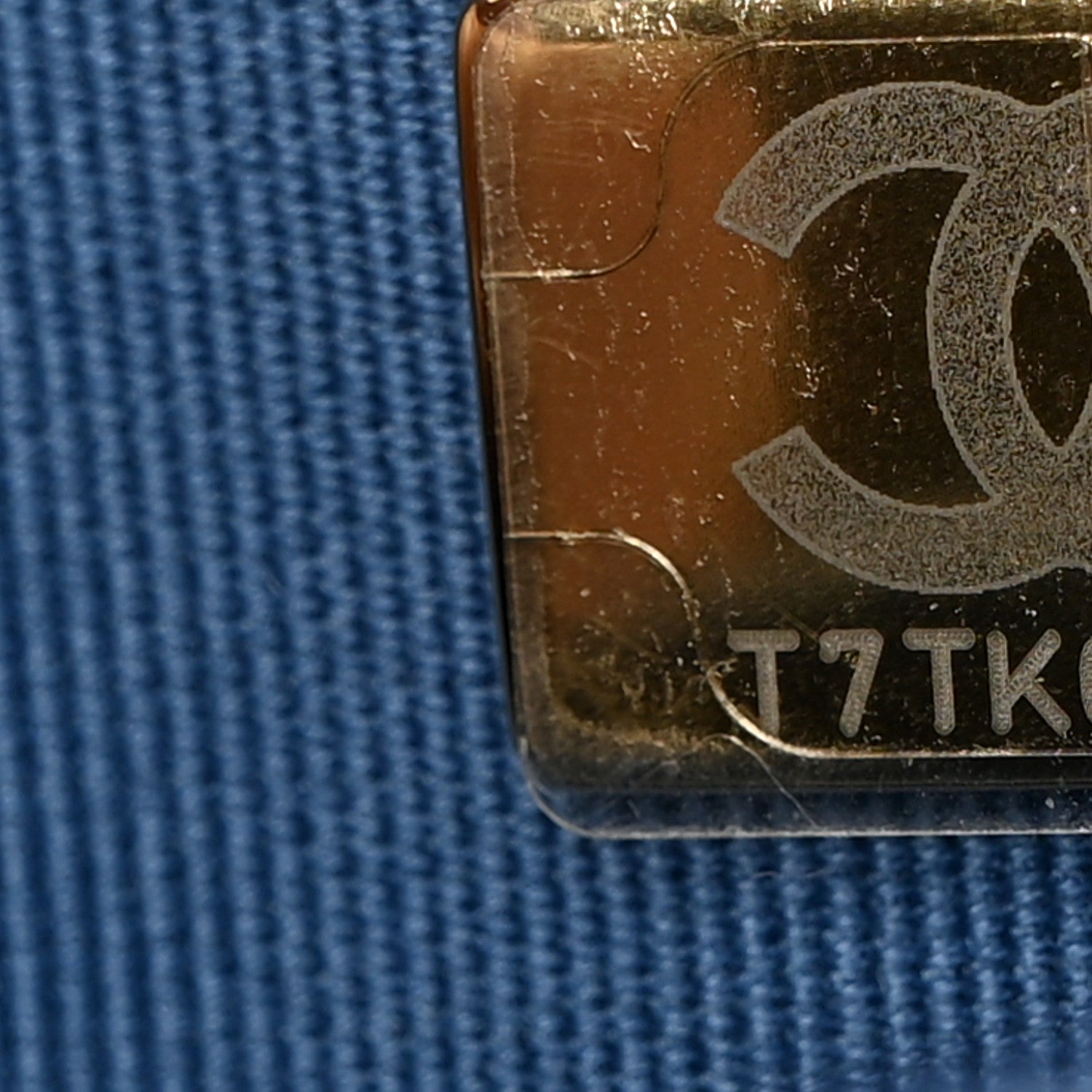 Chanel Denim Quilted Chanel 19 Wallet On Chain WOC Blue 8 of 10