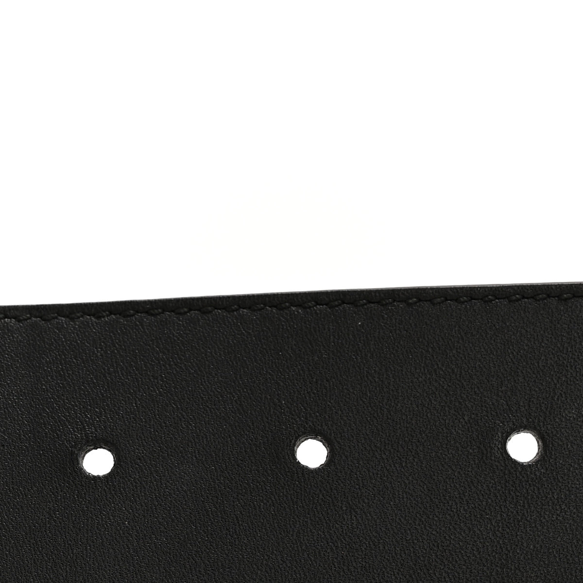 Authentic Gucci Belt - Moon Calfskin Torchon Double G Gucci Moon Calfskin Torchon Double G 25mm Belt 80 32 Black  main image 3