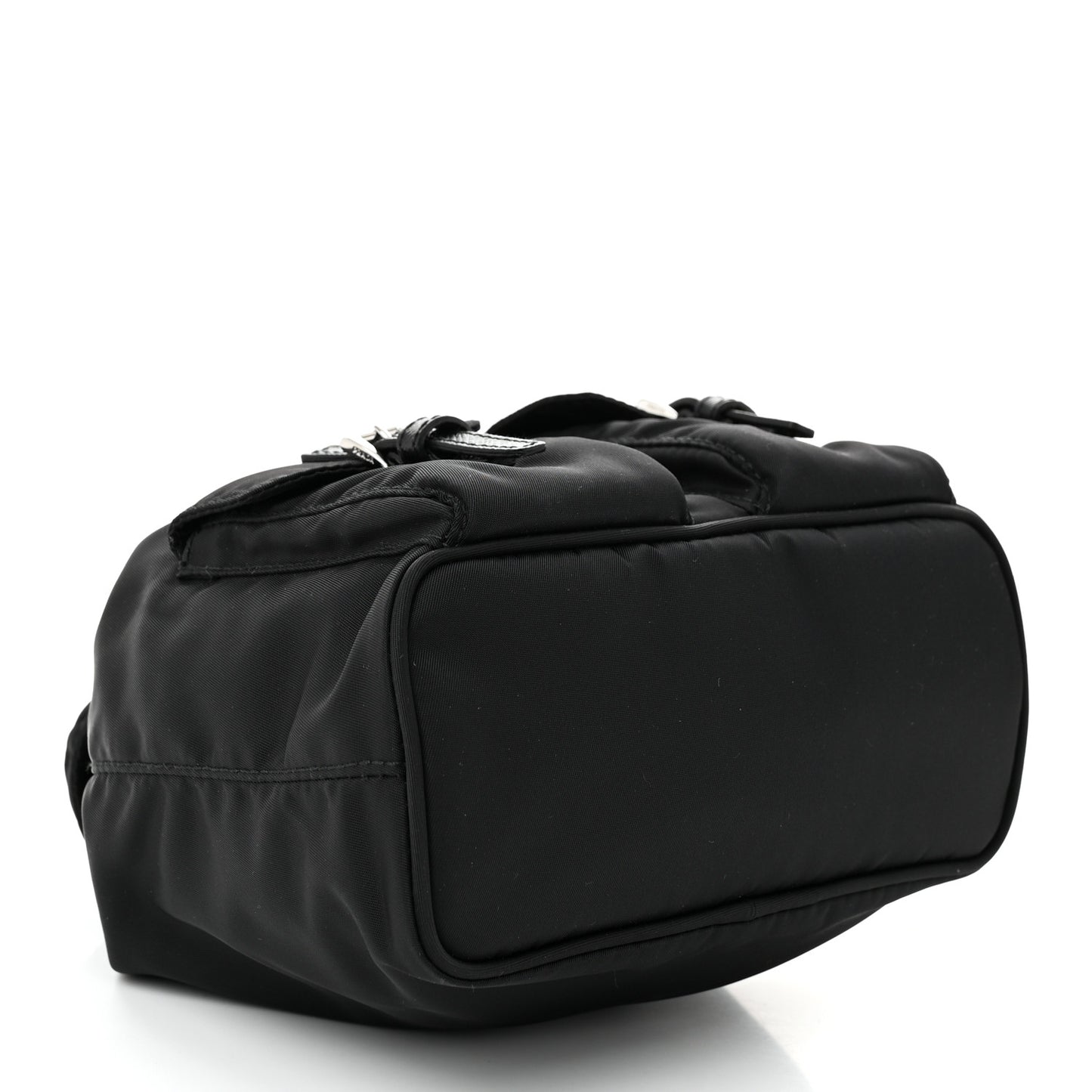 Nylon Vela Mini Crossbody Backpack Black