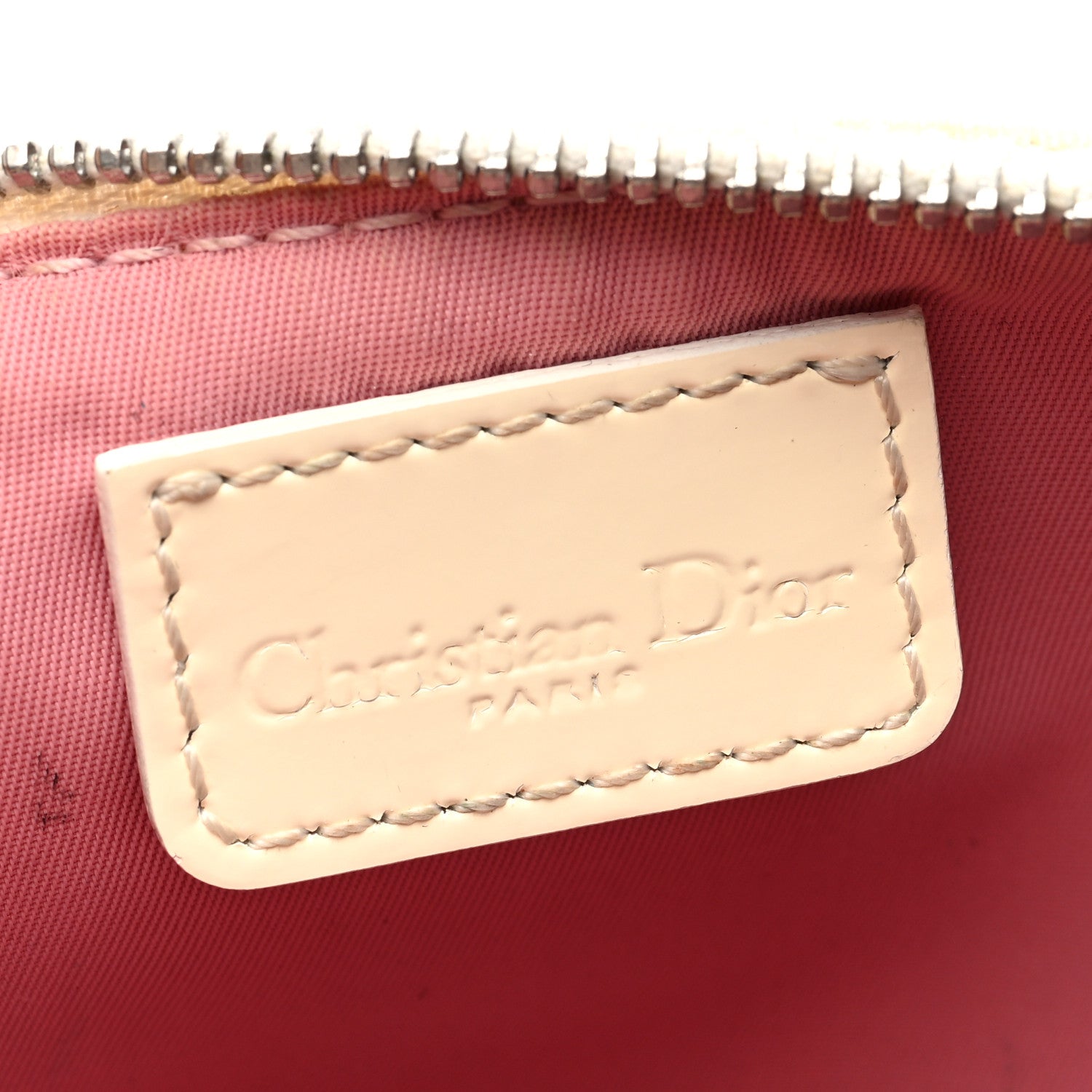 Christian Dior Monogram Mini Saddle Pochette Pink 5 of 13