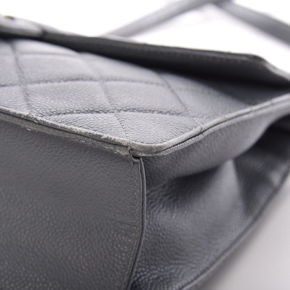 Chanel Caviar Quilted Large Retro Class Flap Grey 9 of 16