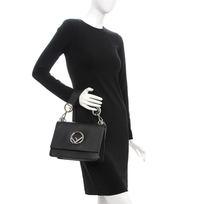 Fendi Vitello Century Opaco F is Fendi Kan I Shoulder Bag Black 3 of 17
