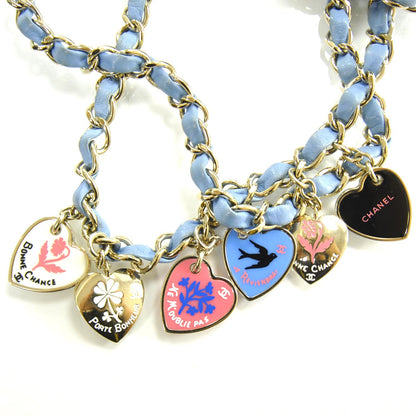 Chanel Lambskin Valentine Charms Medium Flap Baby Blue 10 of 11