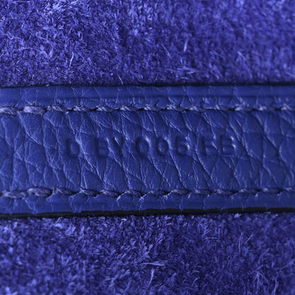 Hermes Taurillon Clemence Matte Alligator Picotin Lock Touch 22 MM Bleu Electrique 6 of 9