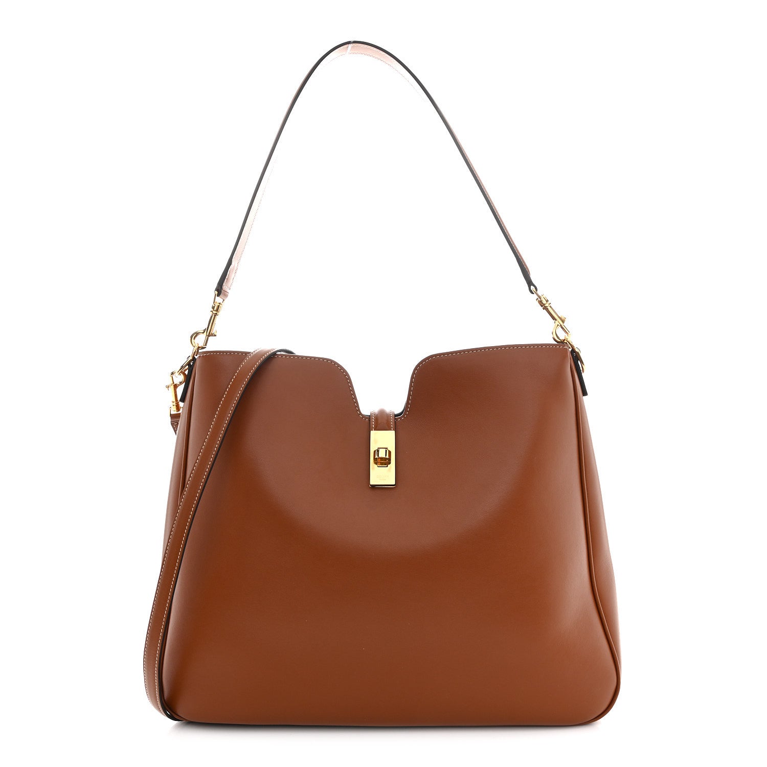 Celine Smooth Calfskin Medium Camille 16 Soft Bag Tan 1 of 9