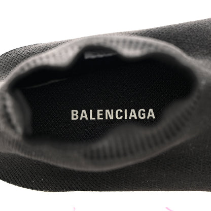 Balenciaga Neoprene Knit Womens Speed Sneakers 35 Black Pink 7 of 12