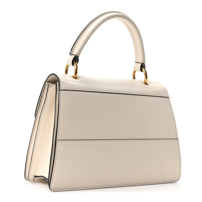 Gucci Calfskin Small Queen Margaret Top Handle Bag Mystic White 3 of 10