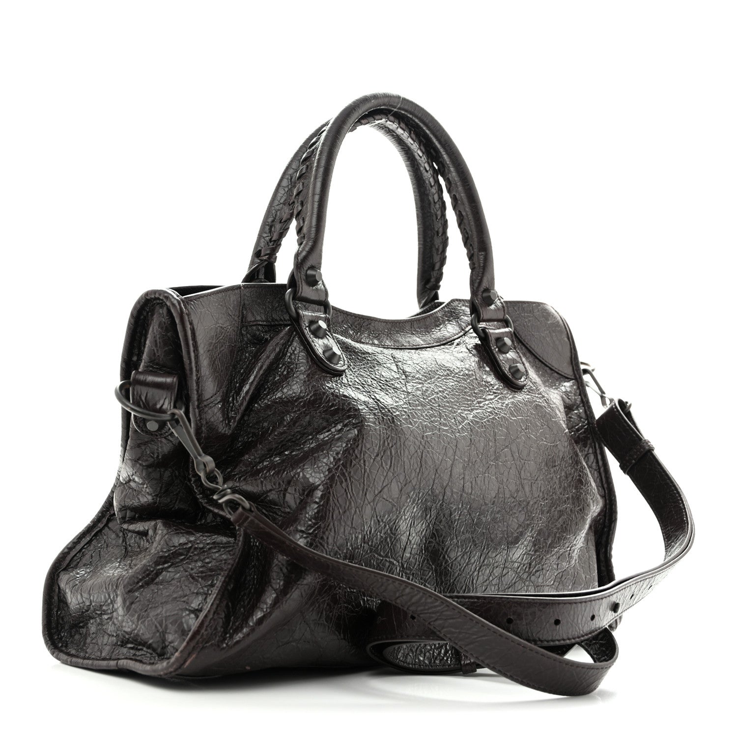 Balenciaga Agneau Arena Classic Hardware Medium Le City Espresso 3 of 14
