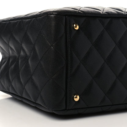 Chanel Caviar Quilted Large Classic Shopping Tote Black 8 of 10