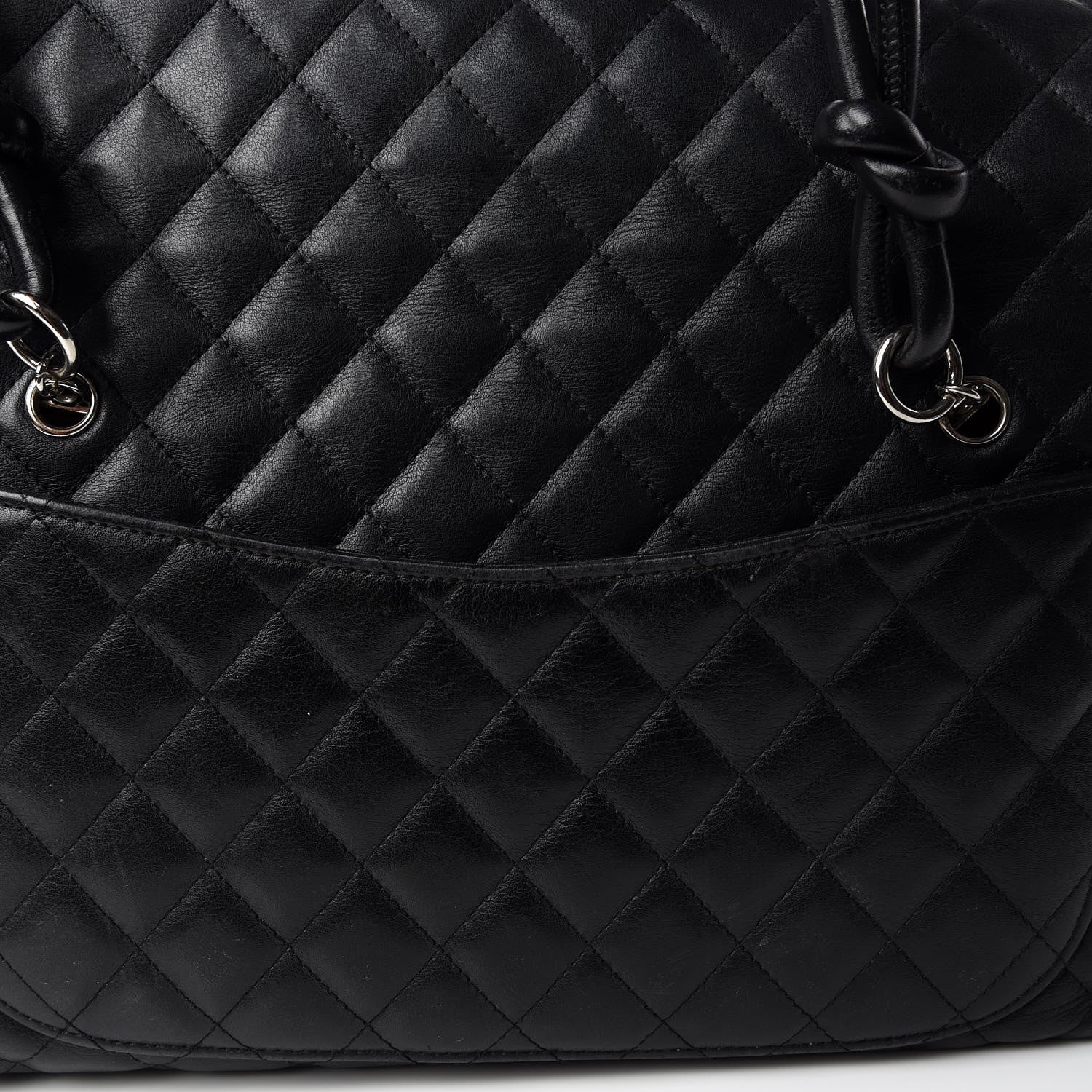 Chanel Calfskin Quilted Large Cambon Flap Black 20 of 20