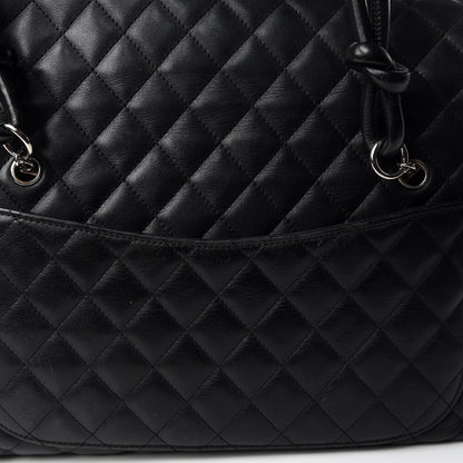 Chanel Calfskin Quilted Large Cambon Flap Black 20 of 20